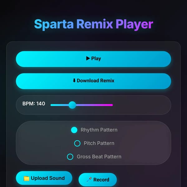 Sparta Remix Player - Modern Edition