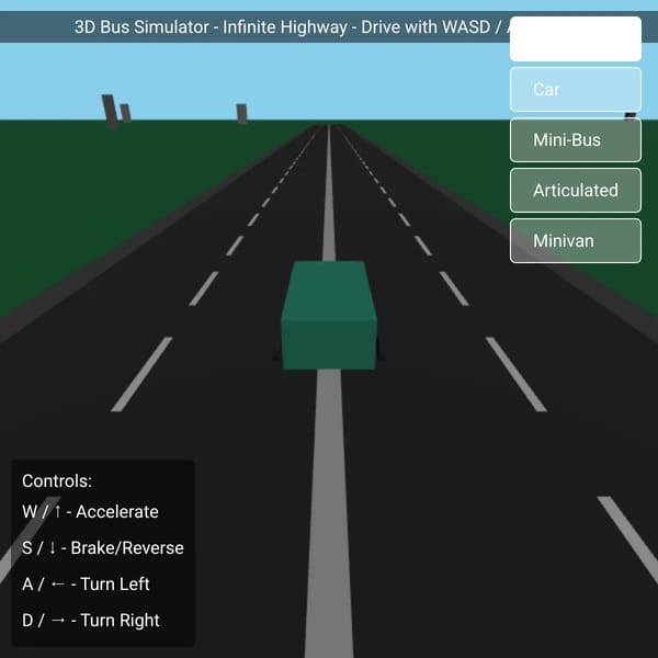 [WIP] 3D Bus Simulator