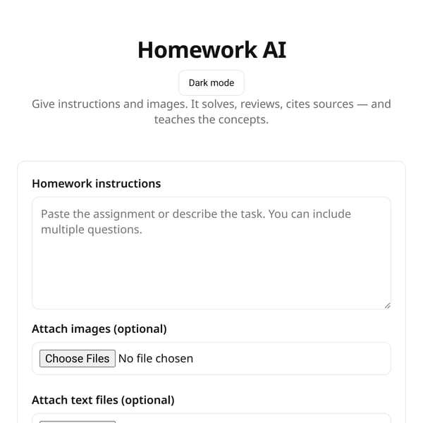 Homework-Inator!