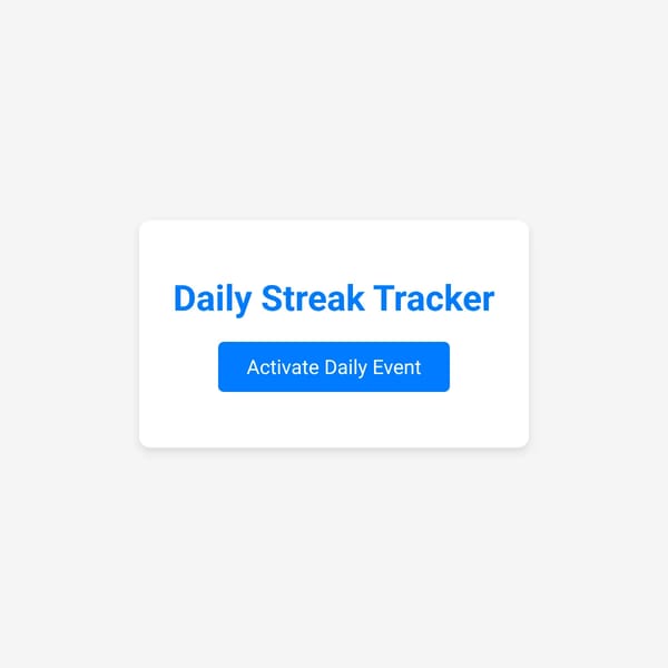 Simple Streak Tracker