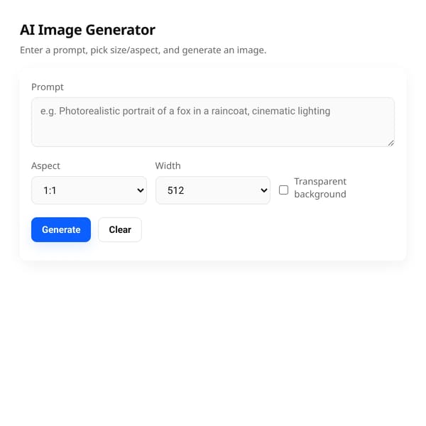 AI Image Generator