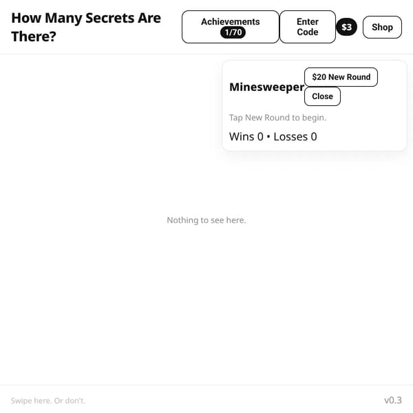 secrets - [70 SECRETS]