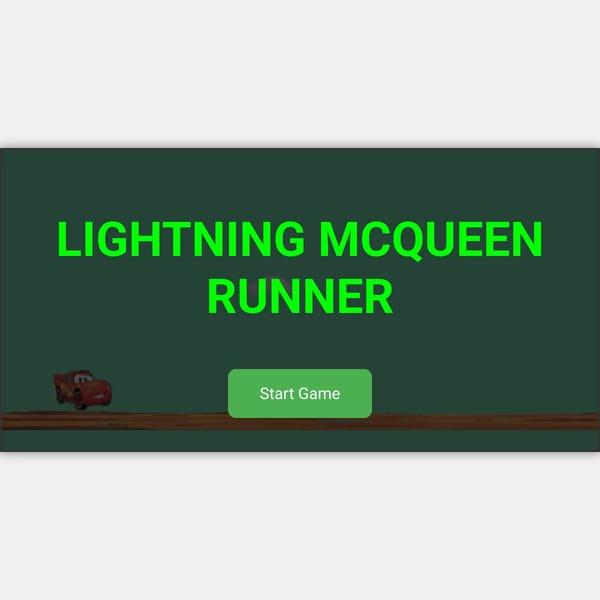 Lightning McQueen Runner (Cars Fangame)
