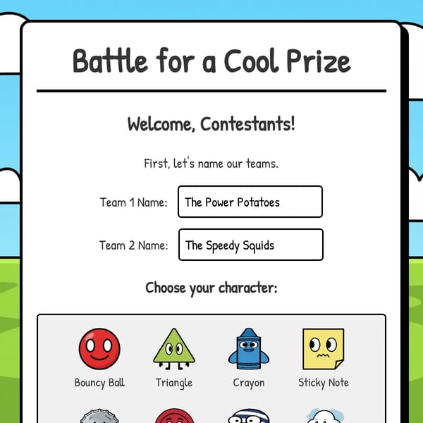 Battle for a Cool Prize