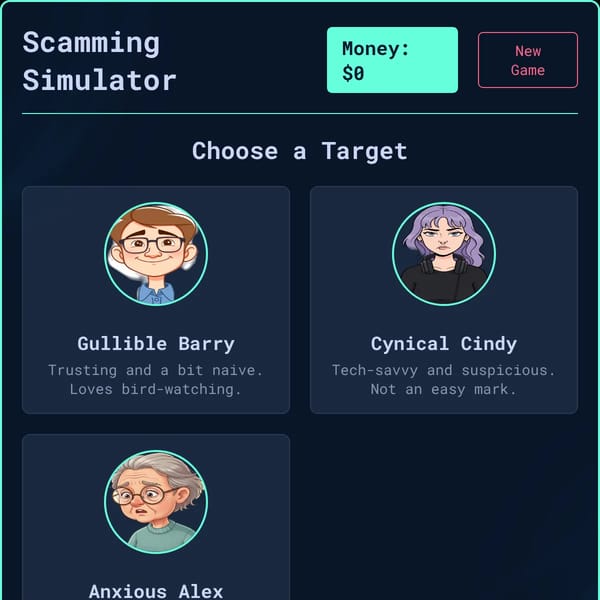 Scamming Simulator