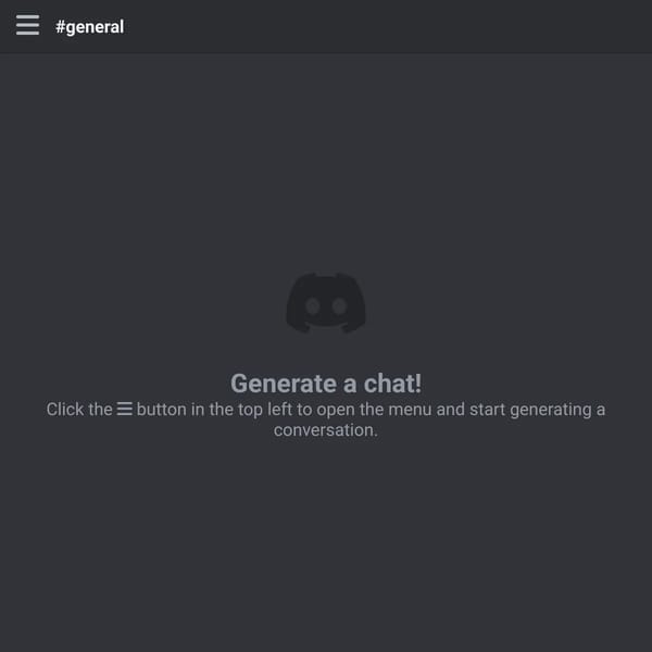 Discord Chat Generator