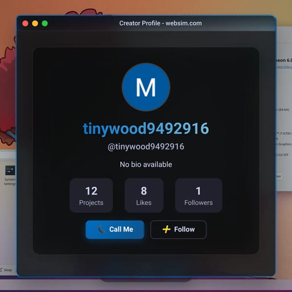 Creator Profile