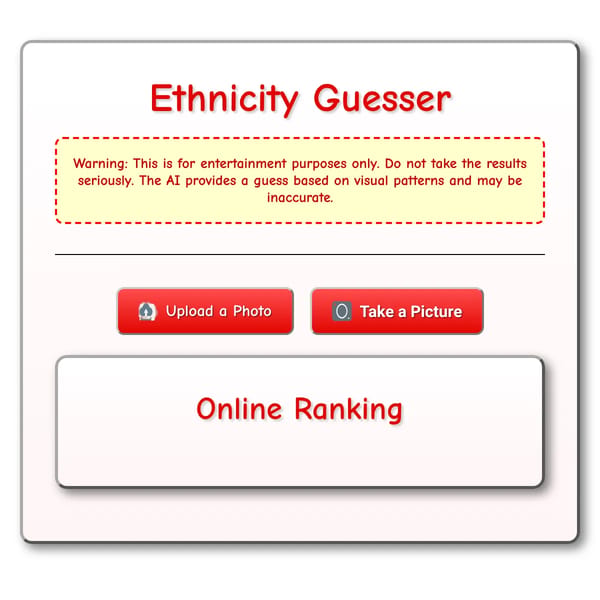 Ethnicity Guesser