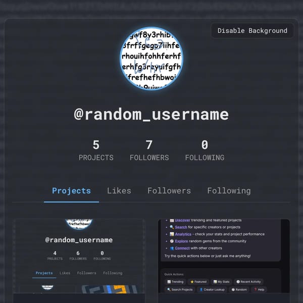 Random Profile