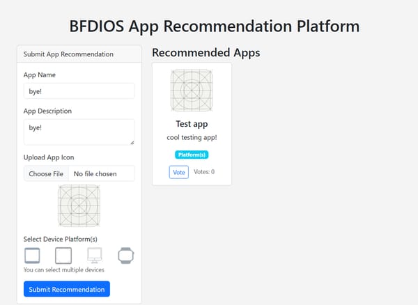 DaOS Recommendations