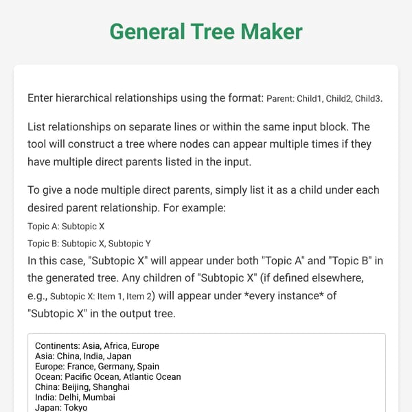 Tree Maker