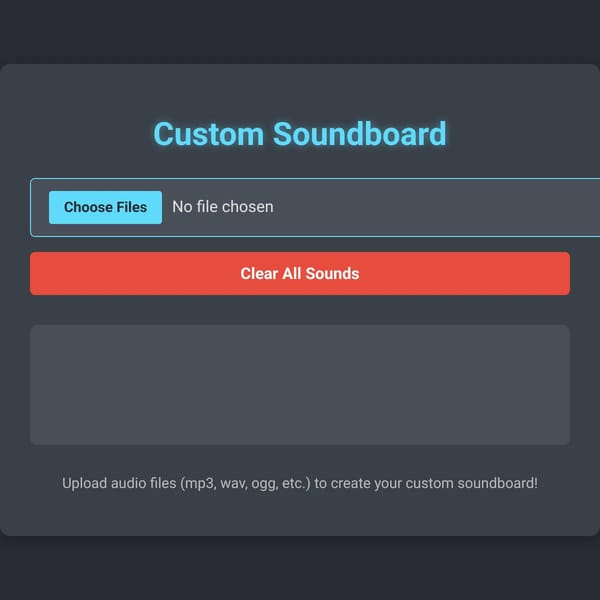 Custom Soundboard