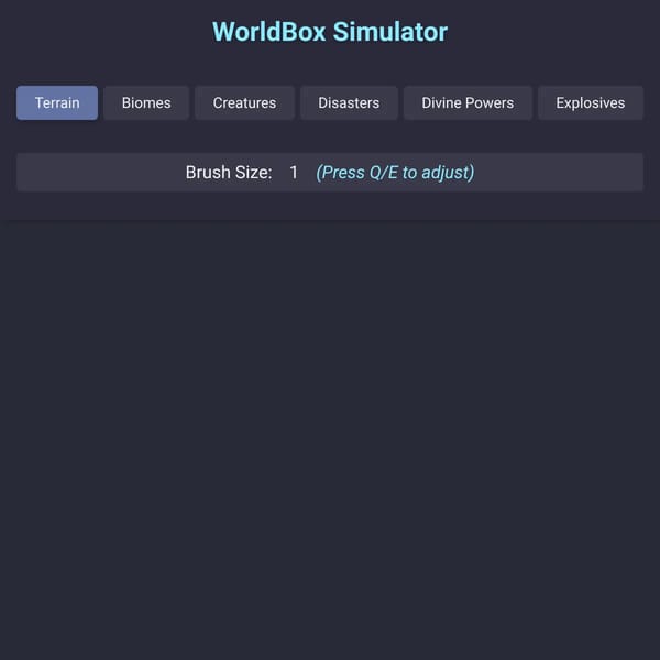 WorldBox Simulator