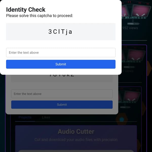 User Profile Page on Websim