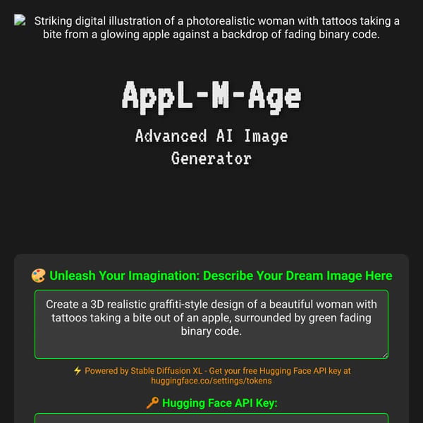 AppL-M-Age: Advanced AI Image Generator version 2