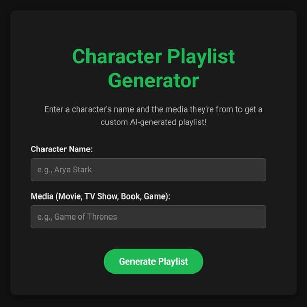 What if ____ got their own Spotify playlist?