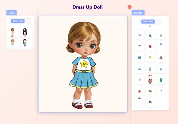 Dress up Dolls interactive App