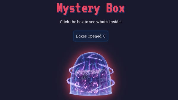 Mystery Box Game