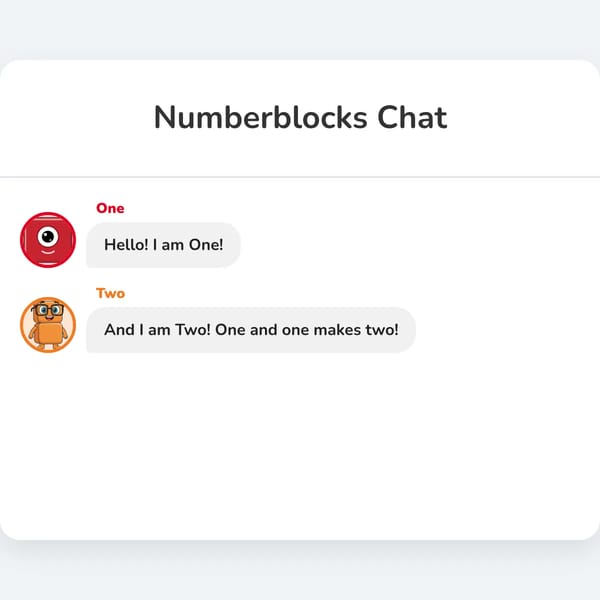 Numberblocks Chat