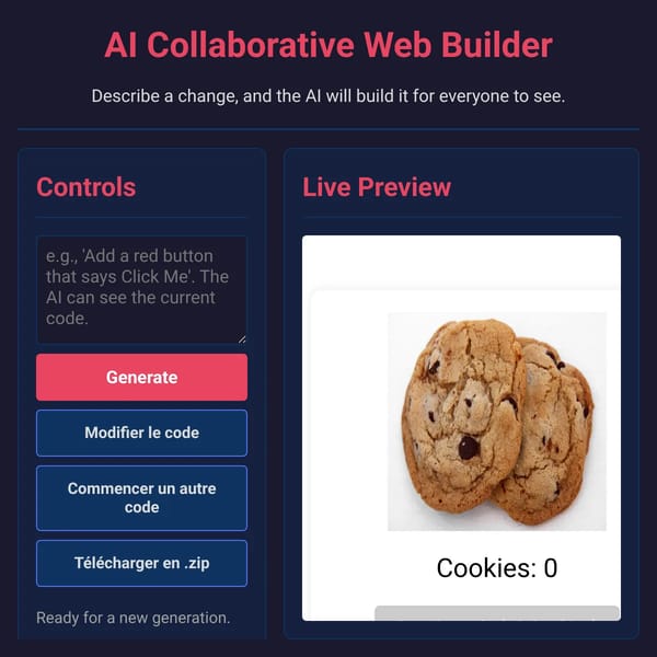 AI Collaborative Web Builder