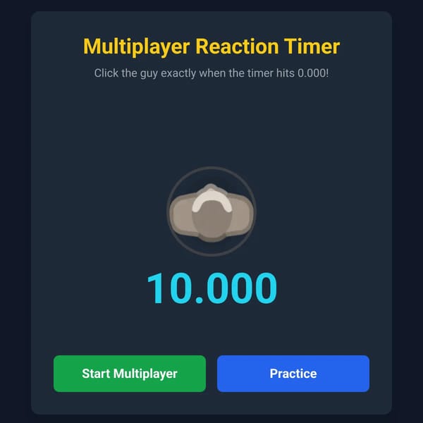 Modd.io Guy's Reaction Timer