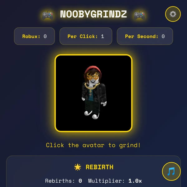 NoobyGrinds - The Ultimate Clicker