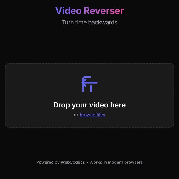Video Reverser - Magically Reverse Your Videos