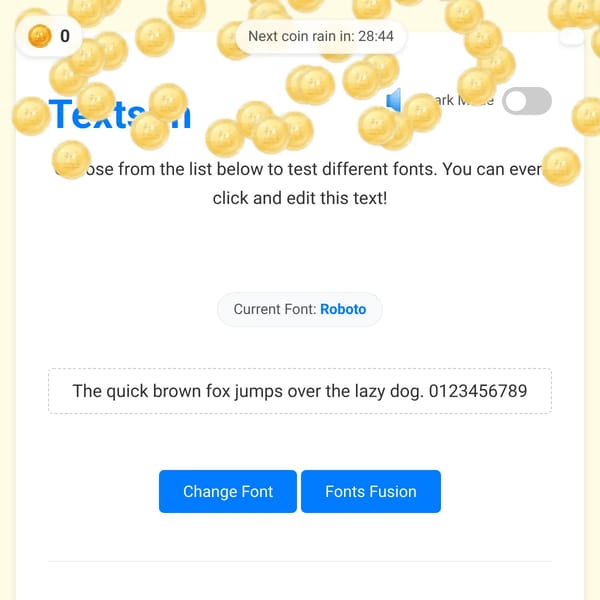 Textsim - Font Tester