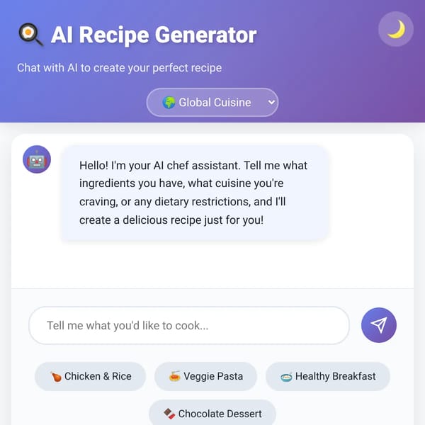 AI Recipe Generator