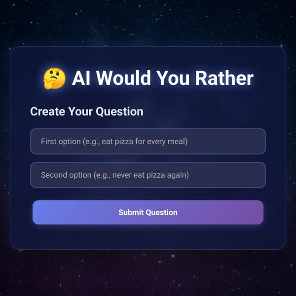 AI Would You Rather