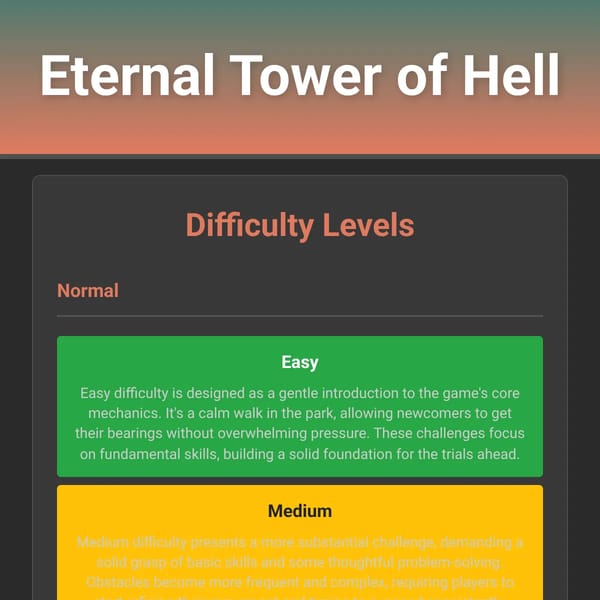 Eternal Tower of Hell