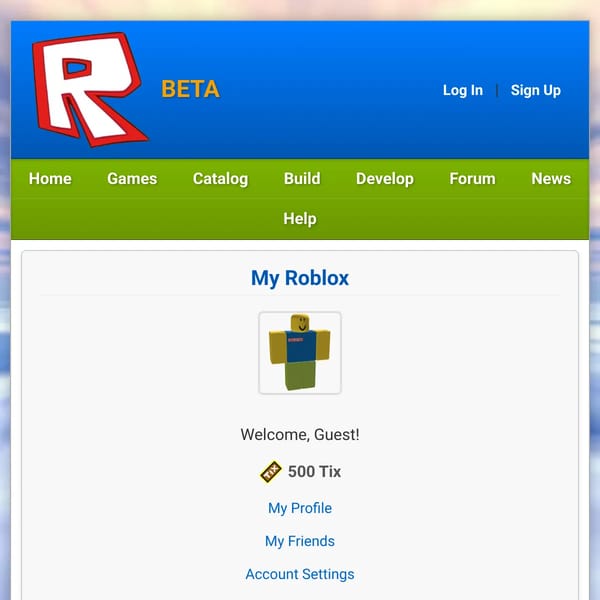 Roblox 2007