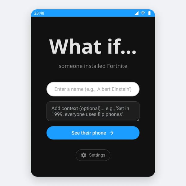What if someone got Fortnite