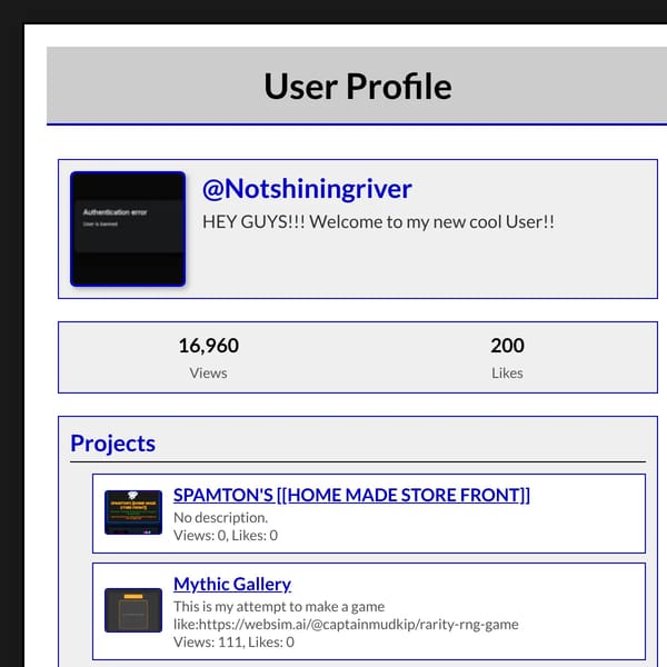 My profile