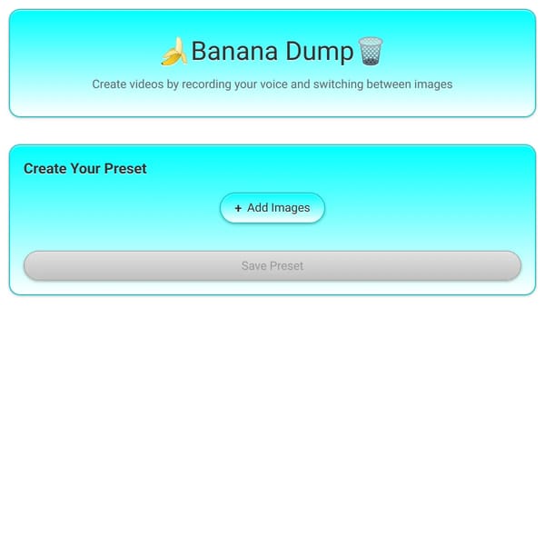 Banana Dump: PNG VIDEO CREATOR