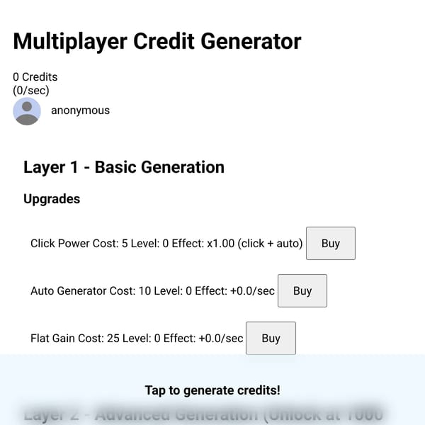 Credit Generator - Incremental Game b1.5.3.5-and-3-quarters(milestones update)