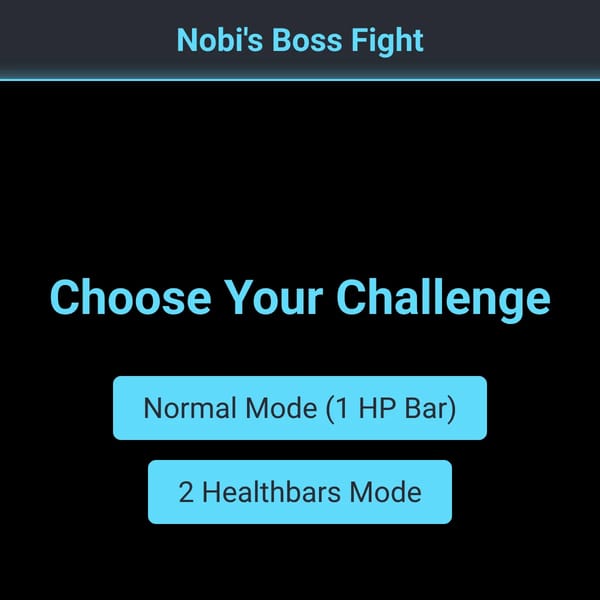 Nobi's Boss Fight