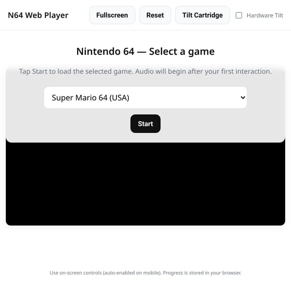 N64 Emulator — Buck Bumble