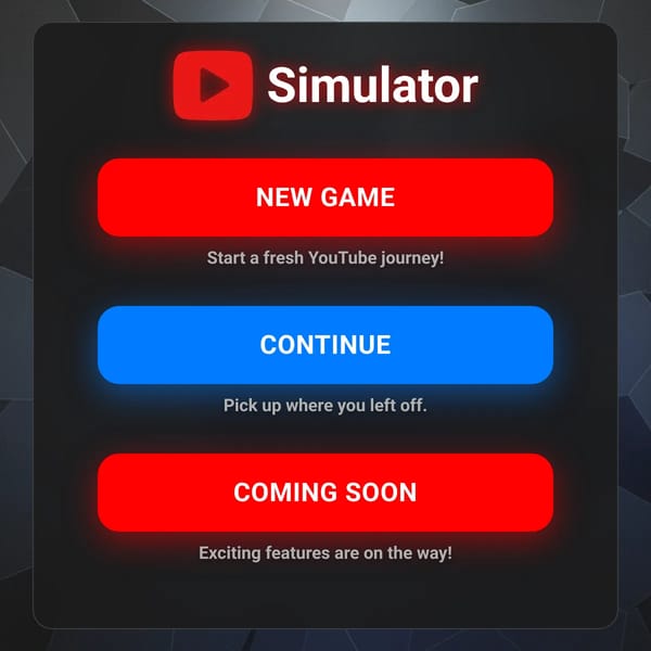YouTube Simulator