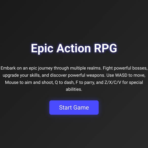 Simple RPG Game