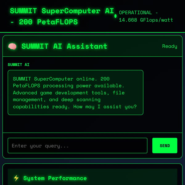 SuperComputer AI System