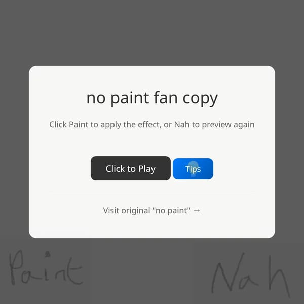 “No paint” fan remake