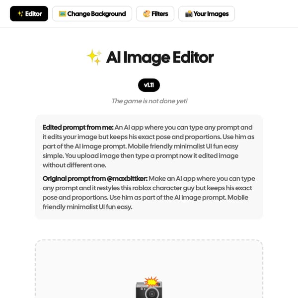 AI Image Editor