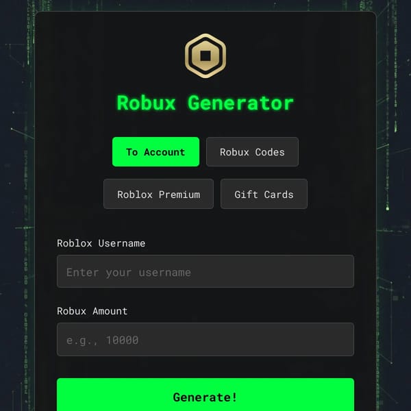 RRobux Generator