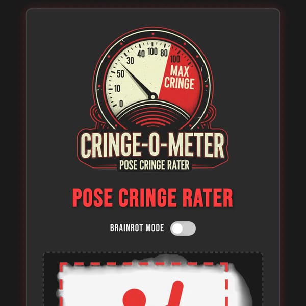 Pose Cringe Rater