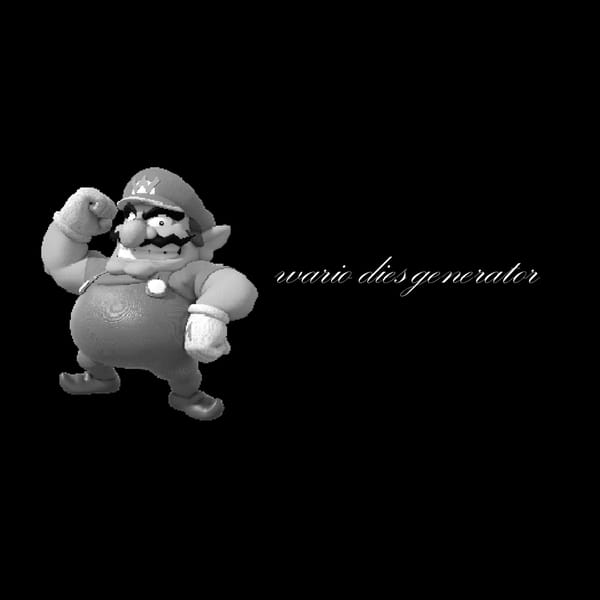 wario dies mp3 generator