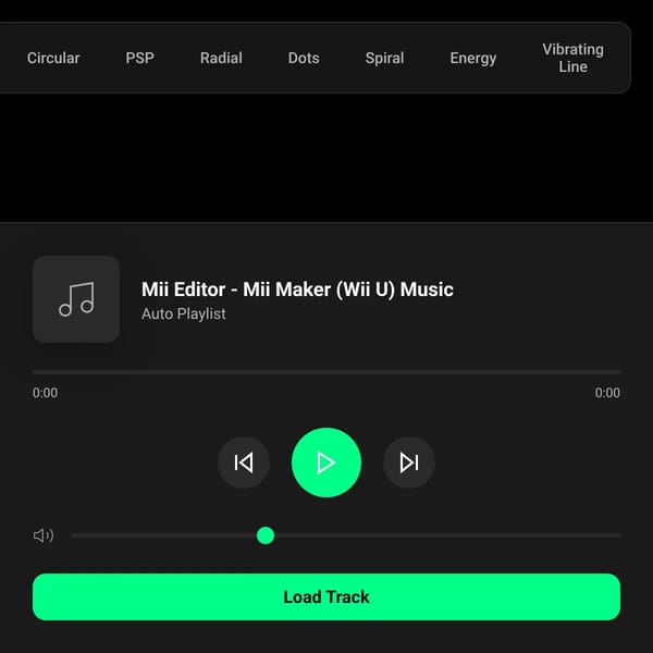 Music Player with Visualizations