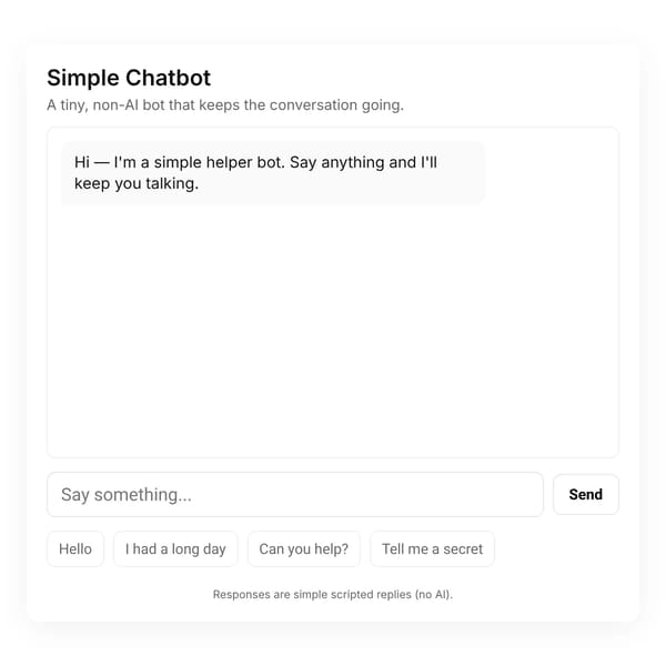 Simple Chatbot