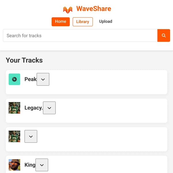 WaveShare - Music Sharing Platform