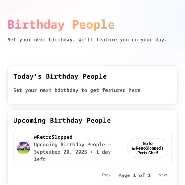 Birthday People
